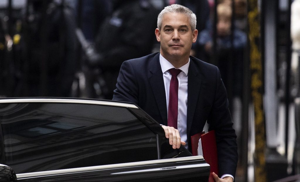 Britain’s new Brexit Minister Stephen Barclay in Downing Street