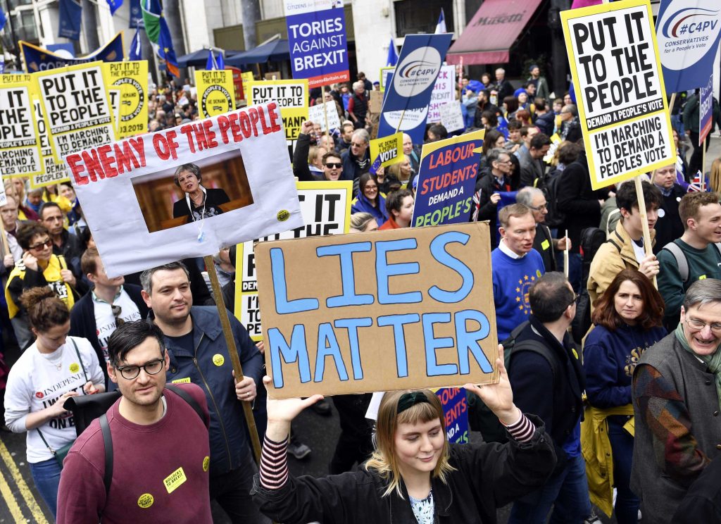 Put it to the People march in London