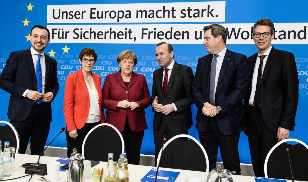 Joint board meeting of CDU and CSU in Berlin