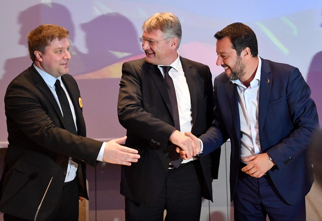 International meeting of European right-wing parties in Milan
