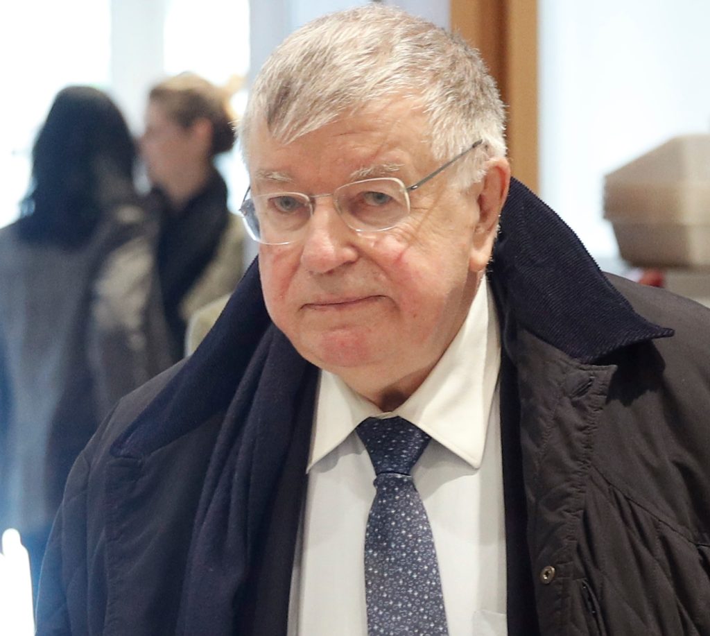 epa07553677 Former France Telecom CEO Didier Lombard arrives at the courthouse in Paris, France, 07 May 2019. Several former members of France telecom’s top management go on trial for alleged ‚moral harassment‘, some ten years after a wave of suicides among France telecom employees between 2008 and 2009. Within three years, France Telecom, which now goes under the name Orange S.A., has cut about 22,000 jobs, though only through attrition and without any layoffs. At that time, several French ministers and Trade Unions have voiced their concerns over working conditions.  EPA-EFE/YOAN VALAT