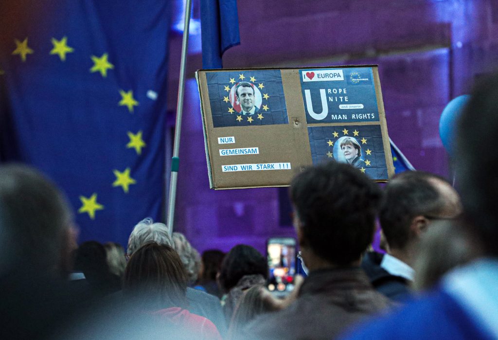 Pulse of Europe support rally in Frankfurt Main