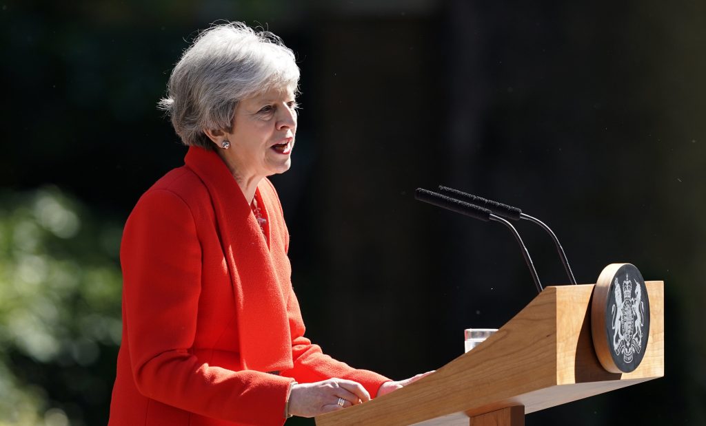 Britain’s Prime Minister Theresa May to step down on 07 June