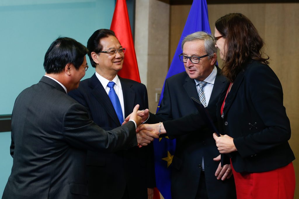 Vietnamese Prime Minister Nguyen Tan Dung in Brussels