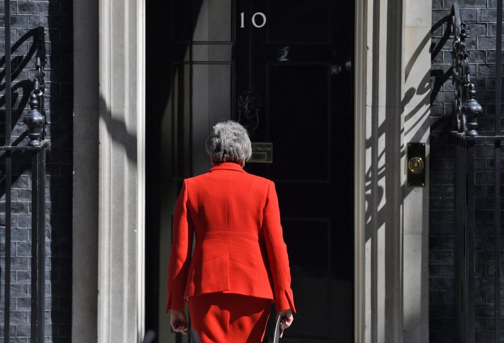 Britain’s Prime Minister Theresa May to step down on 07 June