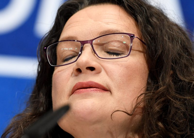 SPD-Chefin Nahles tritt zurück