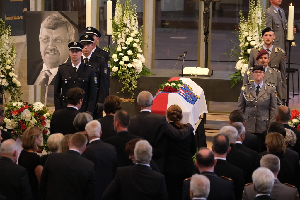 Memorial Service for murdered politician Walter Luebcke