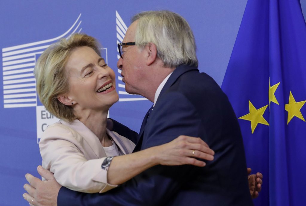 Nominated President of the European Commission von der Leyen visits