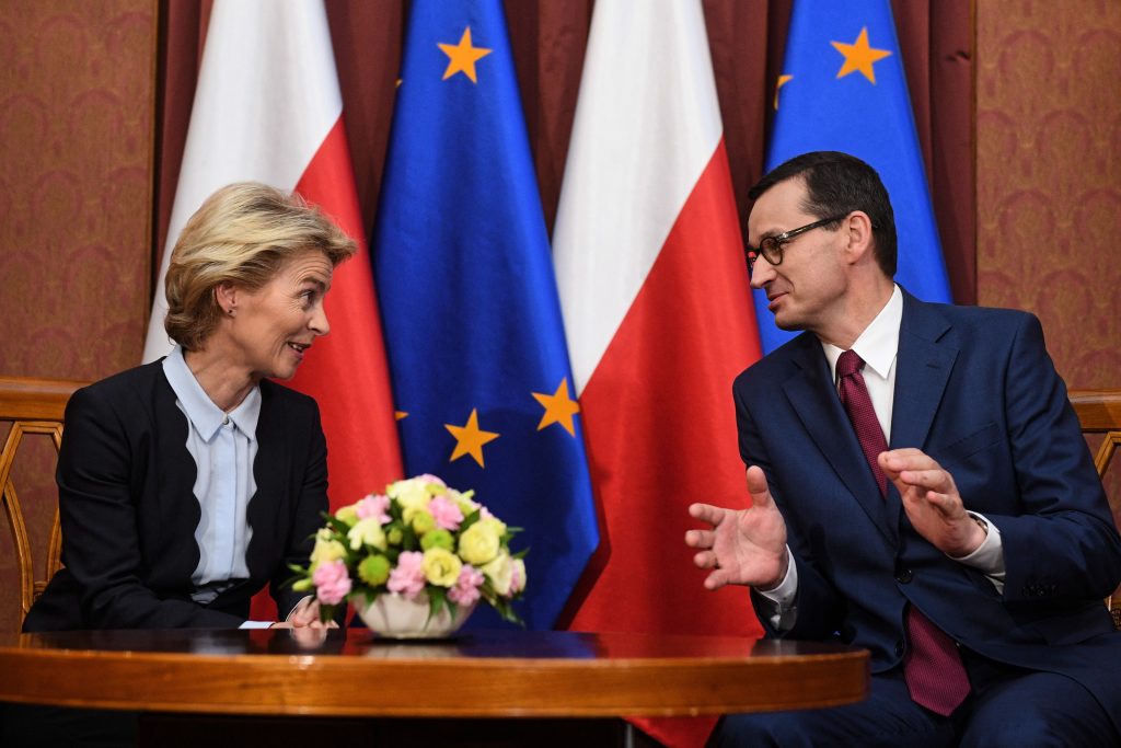 European Commission president-elect von der Leyen visits Poland