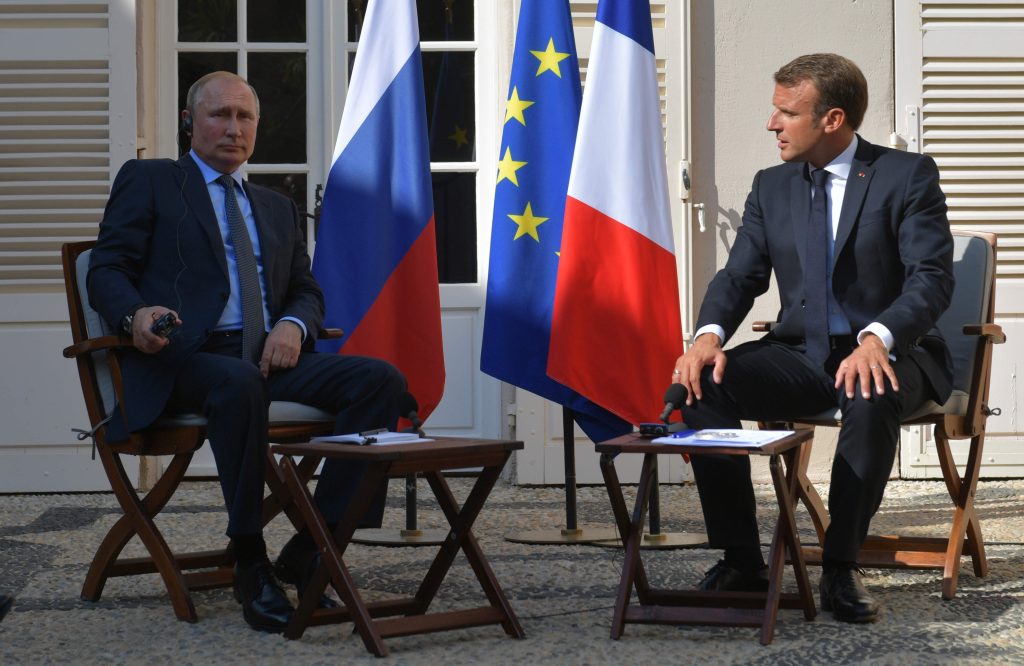 Russian President Vladimir Putin visits France