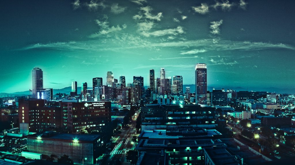 I have noticed that whenever we look at photos my wife is drawn this sort of green cross processed look, so this one is for her (and NOT for the security guard who giving me a hard time for taking a picture from the top of his empty parking garage)