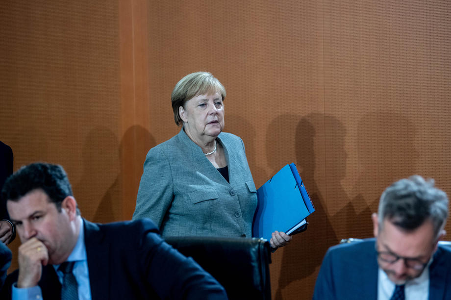 German government Cabinet meeting at the Chancellery in Berlin