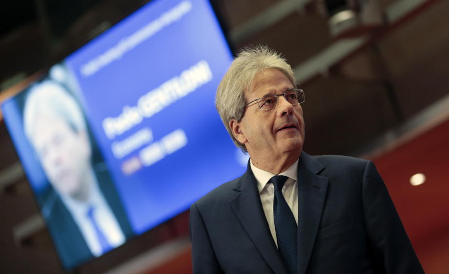 Paolo Gentiloni European Parliament hearing