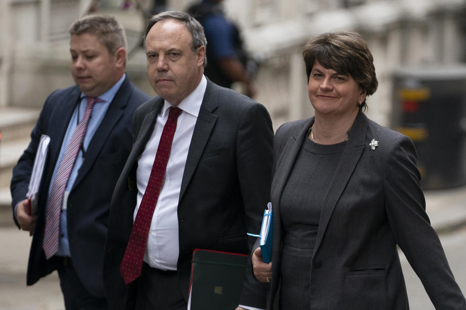 DUP Leaders attend meeting in Downing Street