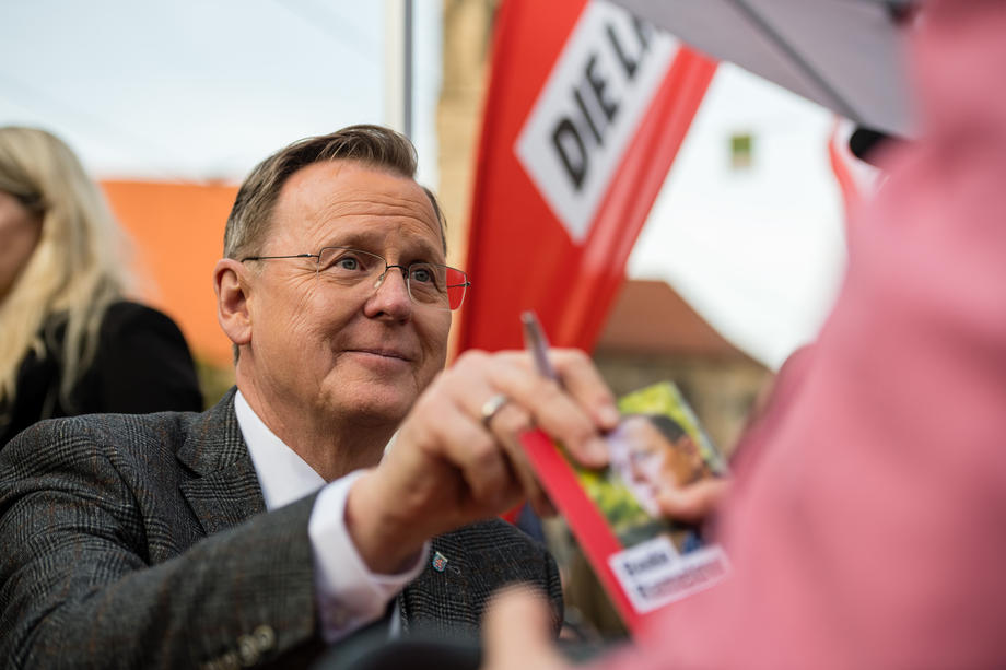 The Left (Die Linke) party Thuringia state elections campaign