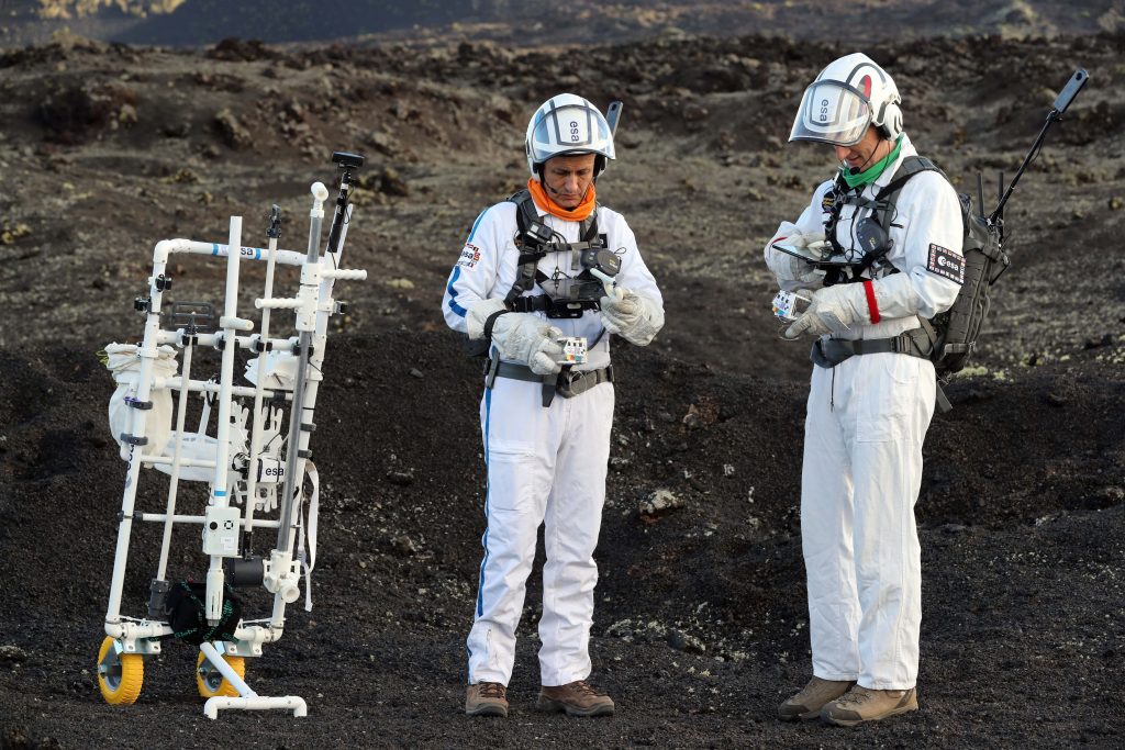 ESA Space tests in Lanzarote