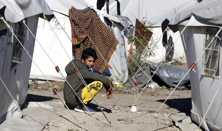 Migrants in Bihac City, Bosnia