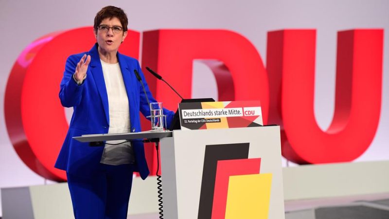 CDU-Chefin Annegret Kramp-Karrenbauer bietet Rückzug vom Parteivorsitz an