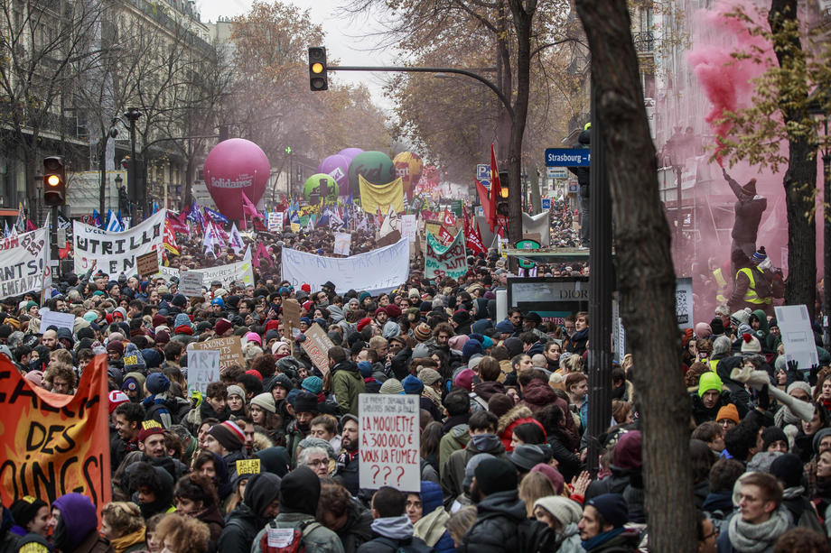 National strike in France