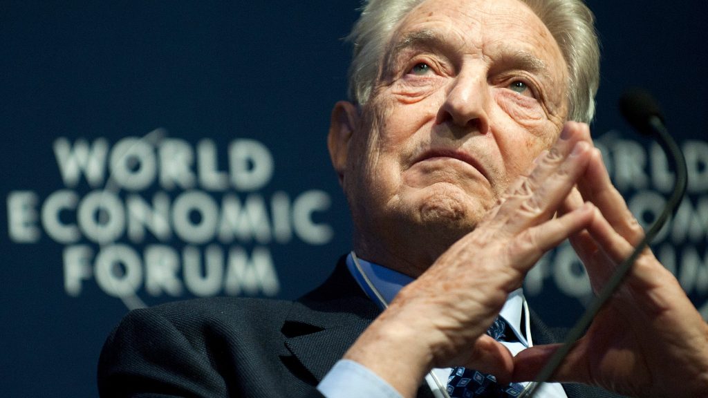 epa02552432 George Soros, Chairman of Soros Fund Management speaks before a panel session at the 41st Annual Meeting of the World Economic Forum, WEF, in Davos, Switzerland, 27 January 2011.The overarching theme of the World Economic Forum, WEF, annual meeting is ‚Shared Norms for the New Reality‘. The forum takes place from 26 to 30 January 2011.  EPA/LAURENT GILLIERON