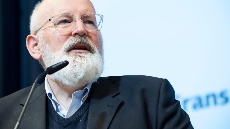 Jetzt gilt's: Timmermans startet wichtige Debatte über EU-Klimagesetze