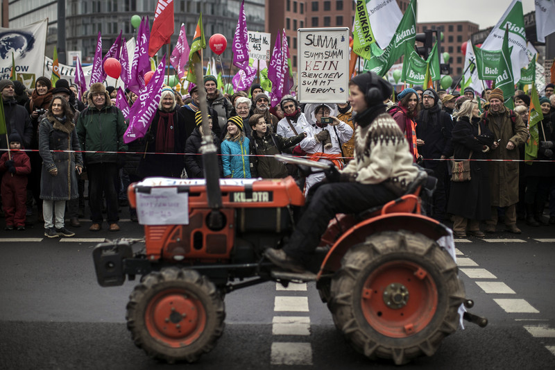 Grüne Woche: Zwischen Bratwurst und Klimakrise