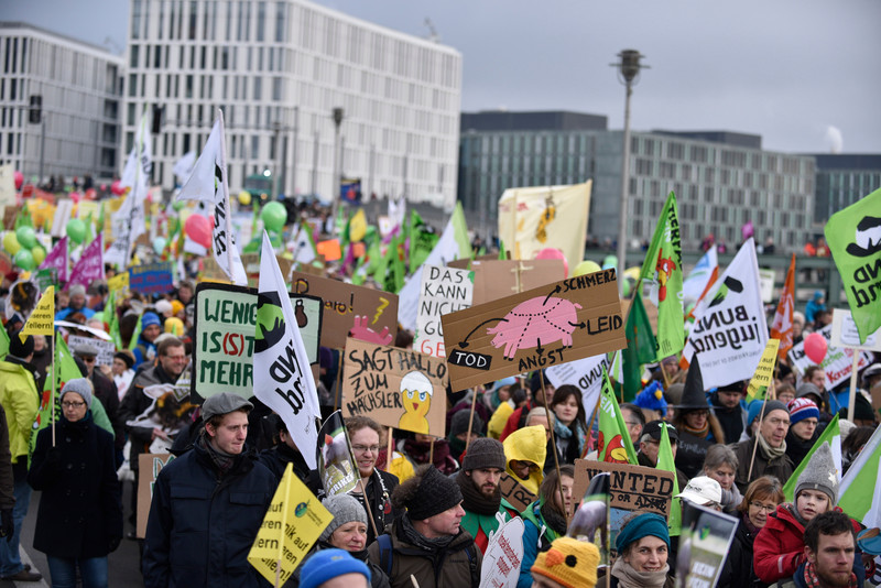 27.000 Menschen demonstrieren für "enkeltaugliche Landwirtschaft"