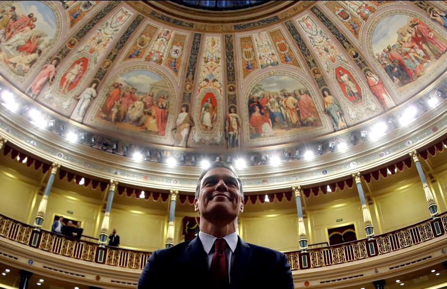Spanish parliament votes on Sanchez investiture as prime minister