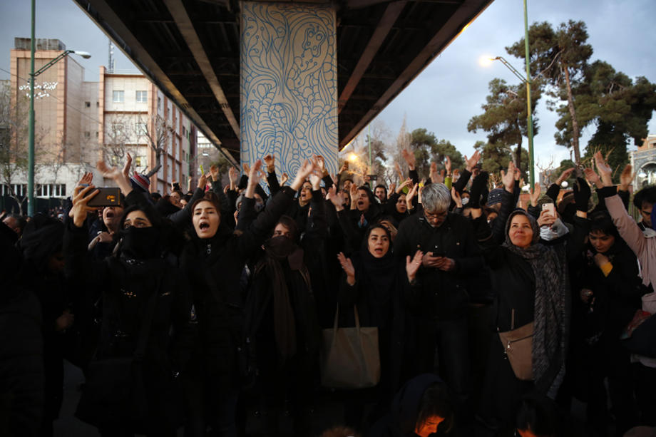 Protests over Iran admits shooting down Ukraine International Airlines plane