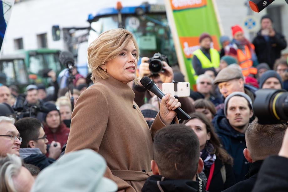 Farmers demonstrate in Berlin