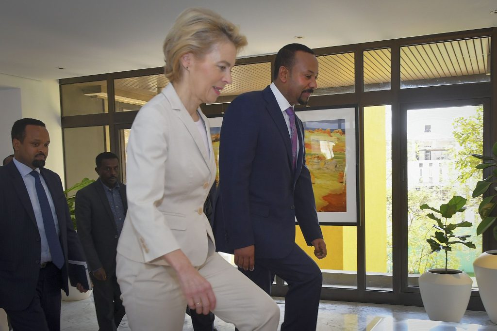 New European Commission President Ursula von der Leyen visits Ethiopia