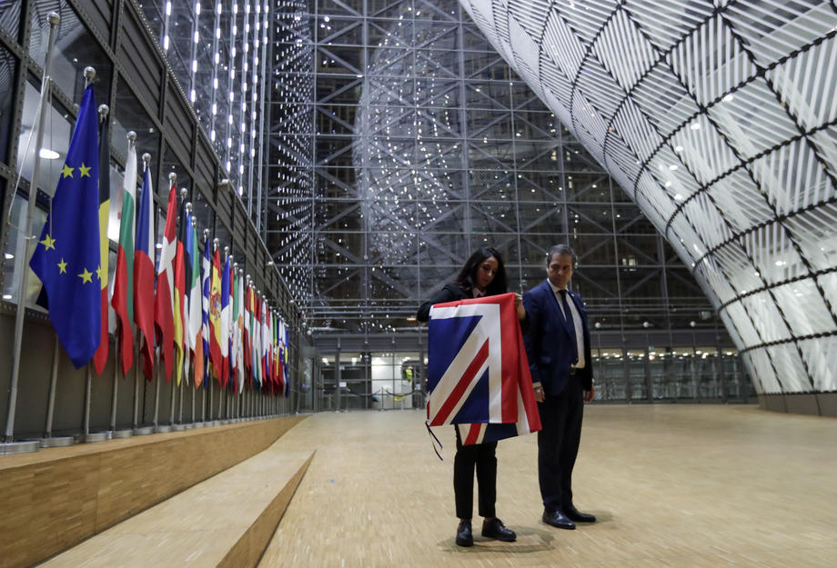 European flag removal from the European Council