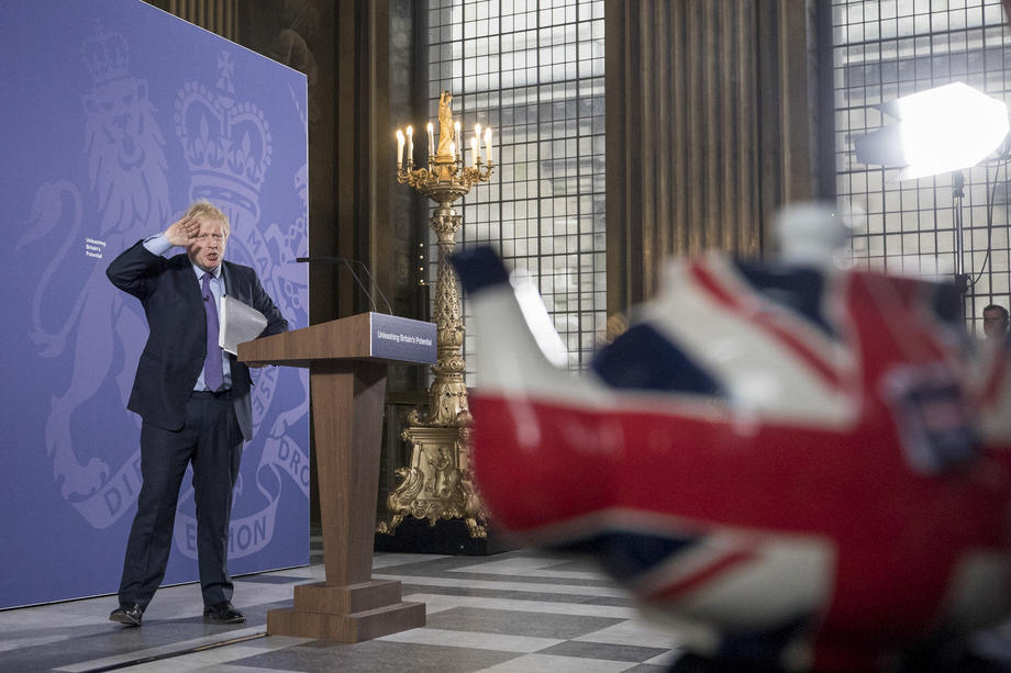 British PM Johnson delivers post-Brexit speech