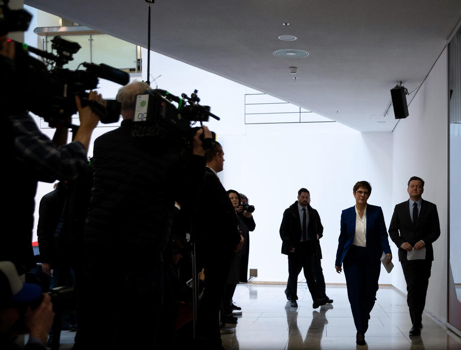 Annegret Kramp-Karrenbauer announces resignation from party chair