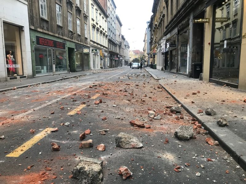 Starkes Erdbeben erschüttert Zagreb
