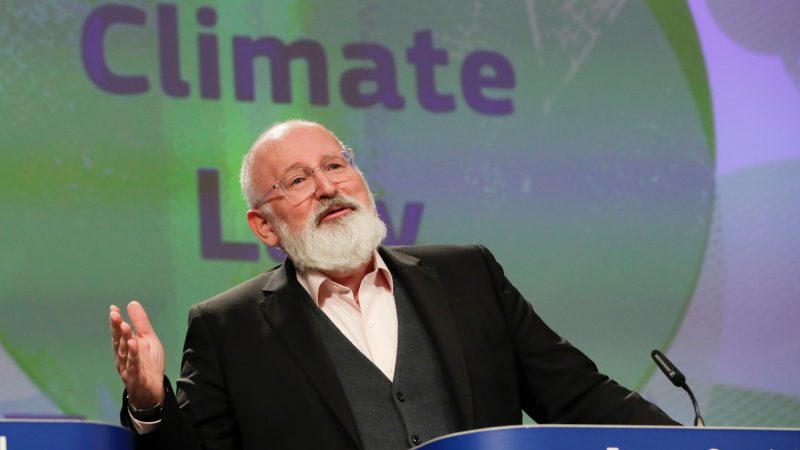 Timmermans reagiert auf Thunberg-Kritik