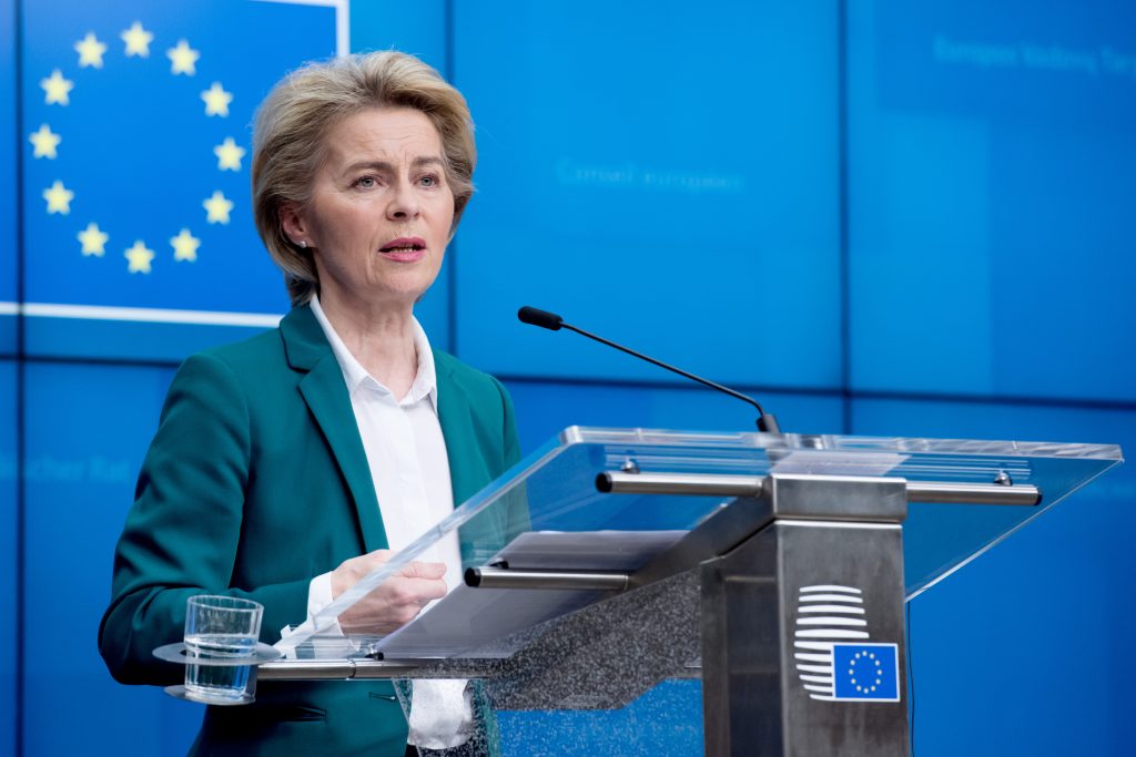 Press conference of Ursula von der Leyen, President of the European Commission, and Charles Michel, President of the European Council, following the G7 Leaders‘ video conference on COVID-19