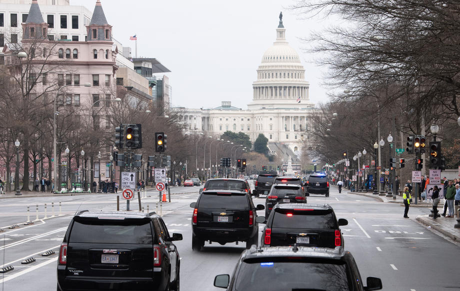President Trump meets with Congressional Republicans on Capitol Hill