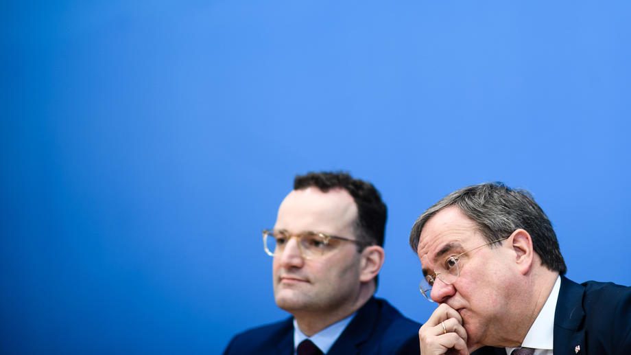 North Rhine-Westphalia State Premier Armin Laschet announces his candidacy for party leadership