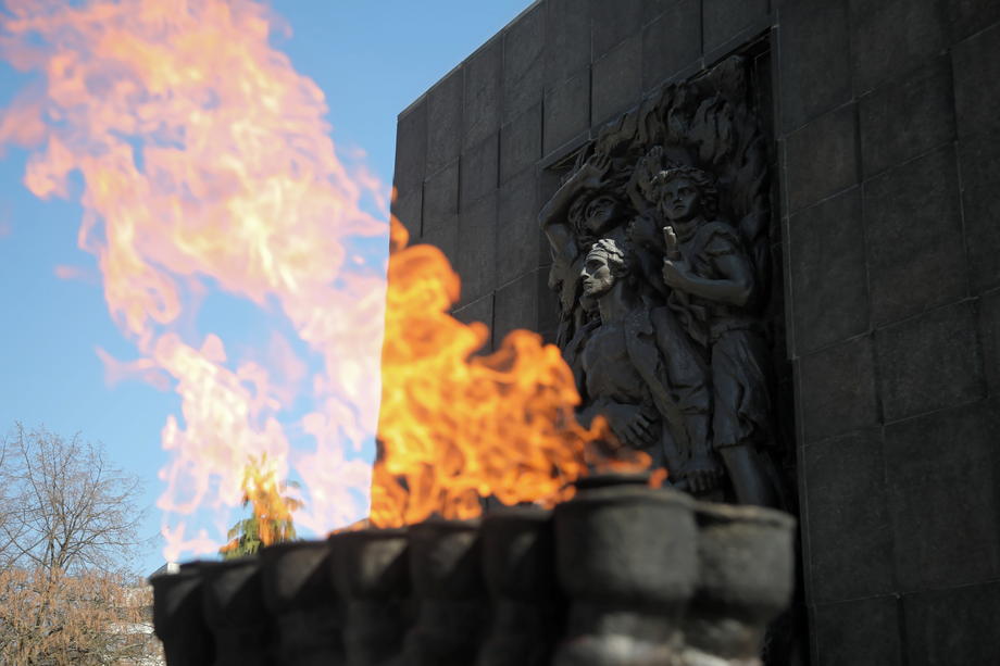77th anniversary of the outbreak of the Warsaw Ghetto Uprising