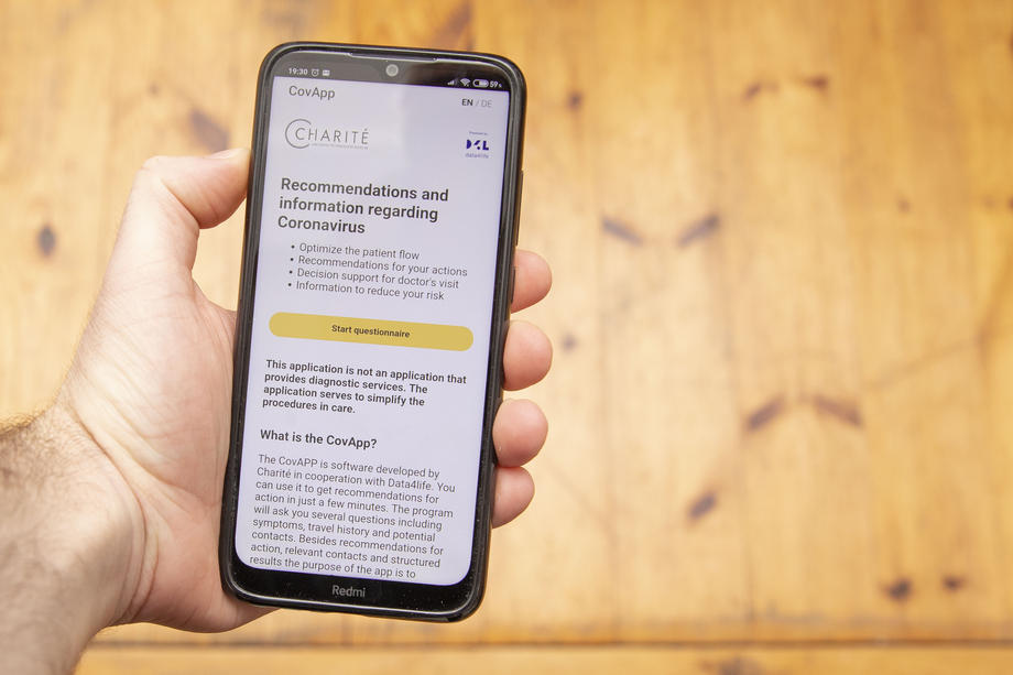 Charite launches Corona app
