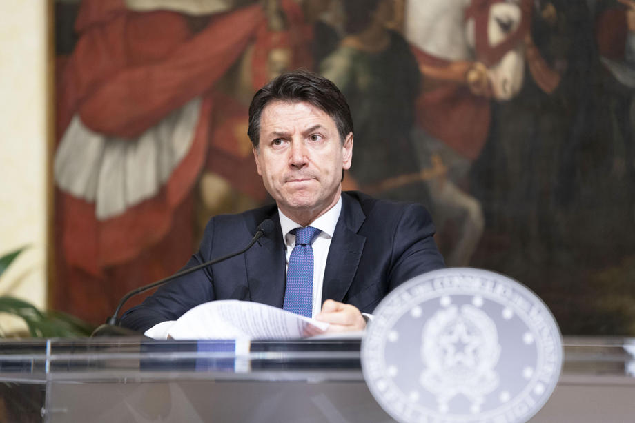 Coronavirus in Italy, Prime Minister Giuseppe Conte press conference