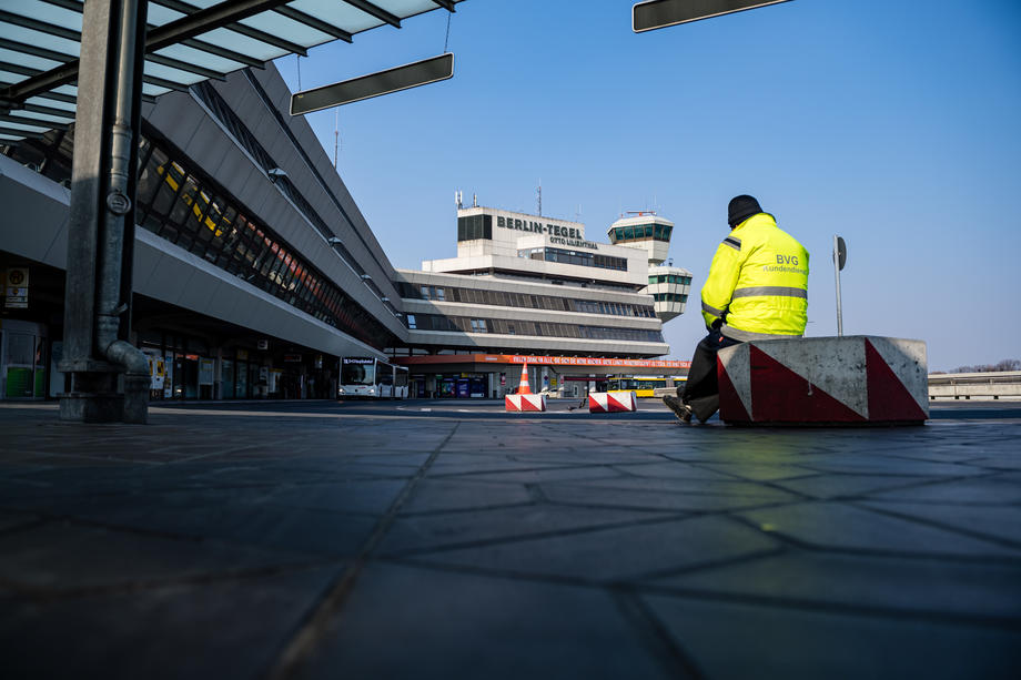 Tegel airport in Berlin