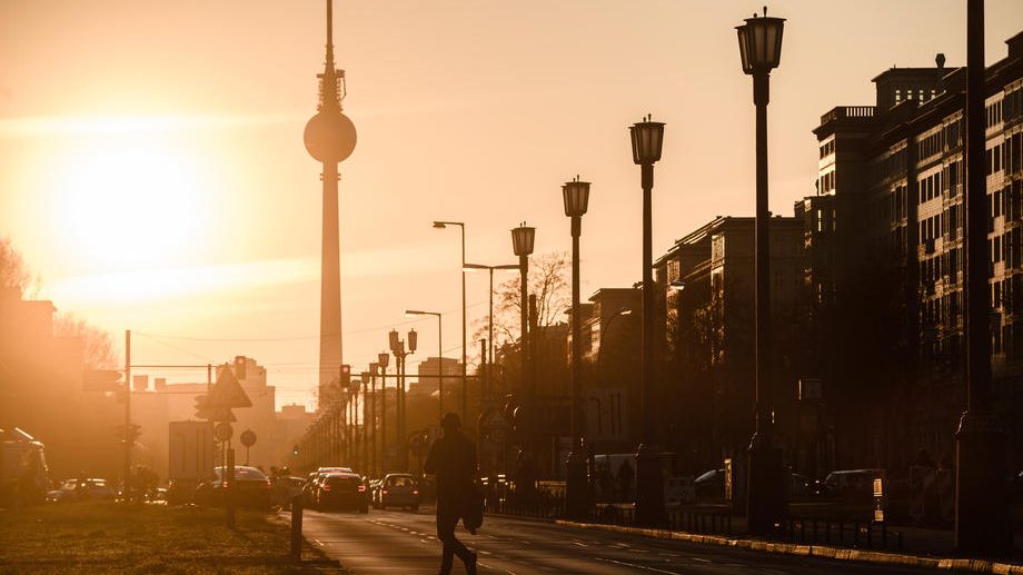 Sunset in Berlin