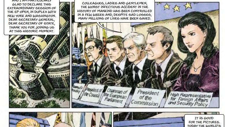 Vor Jahren gab die EU 86.000 Euro für einen Comic aus – über Pandemien