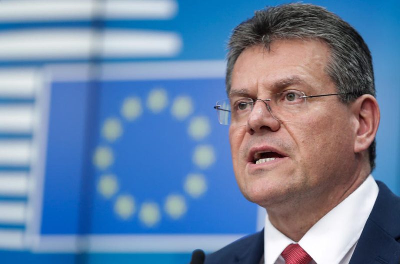 Sefcovic über China: Fairer Marktzugang zum "Vertrauensaufbau" nach COVID-19