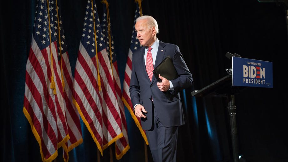 Democratic Candidate Joe Biden Speaks in Wilmington, Delaware