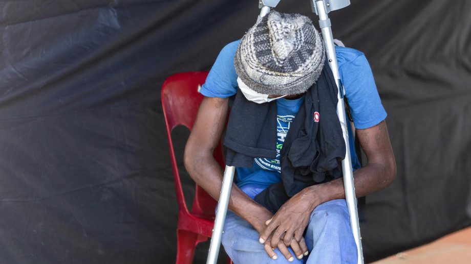 Strandfontein temporary homeless shelter amid coronavirus crisis