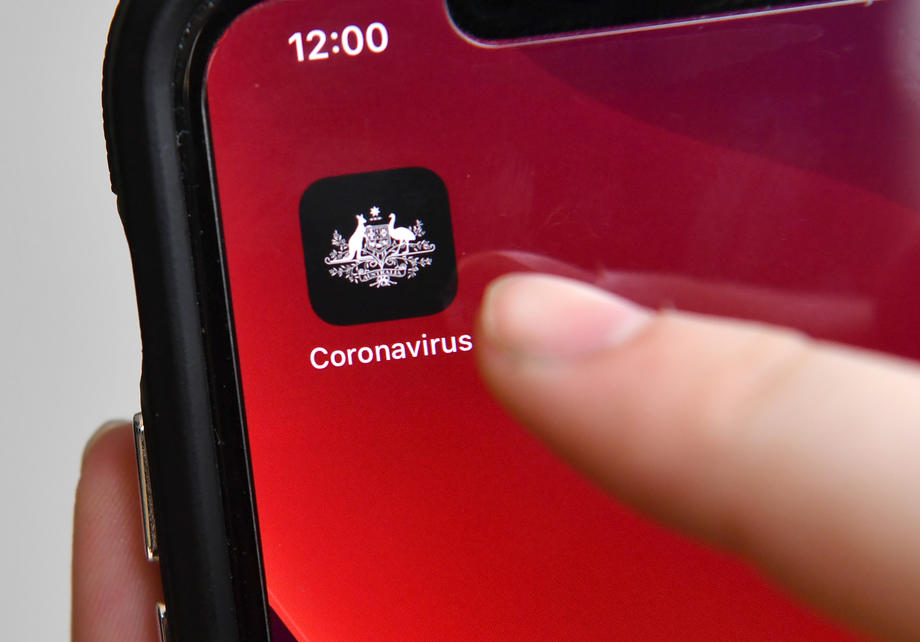 Australian government coronavirus tracking app