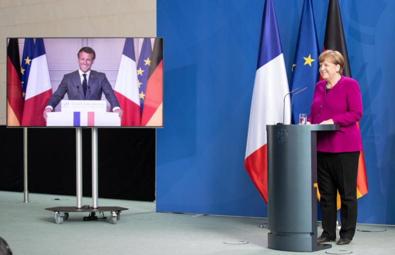 Merkel und Macron schlagen 500-Milliarden-Euro Fonds für Wiederaufbau vor